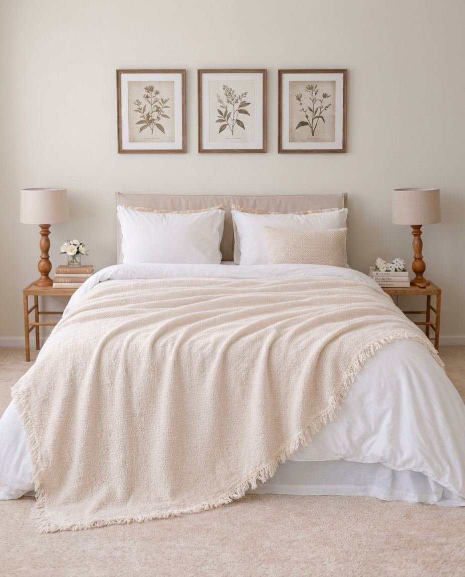 Frazada Beige Varol